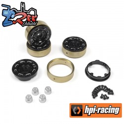CC8 Aluminum Wheel 1.3in (Black-4pcs)