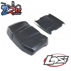 Losi Body Panel  Hood and Roof  Gun Metal Grey: 5IVE-T 3.0