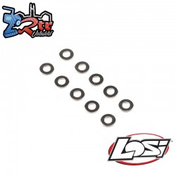Losi Washer  4.3mm x 9mm x 0.8mm  Steel (10)