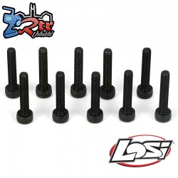 Losi Cap Head Screws  M3 x 16mm STL (10)
