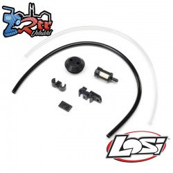Losi Gas Line & Clamp Set: 5IVE-TG 3.0