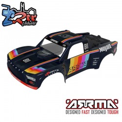ARRMA MOJAVE 6S BLX Painted  Decaled  Trimmed Body Blue