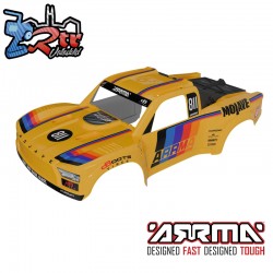 ARRMA MOJAVE 6S BLX Painted  Decaled  Trimmed Body Yellow