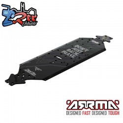 ARRMA Aluminum Chassis XLWB  Black