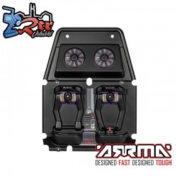 ARRMA MOJAVE 6S BLX Interior Cockpit with Decals  Black