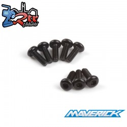 Button Head Screw M2.x6mm (Hex-Socket-8pcs)
