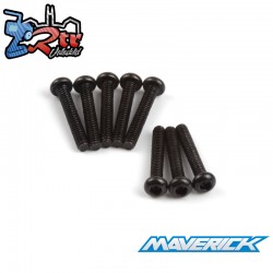 Button Head Screw M2.x12mm (Hex-Socket-8pcs)