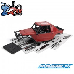 Scout24 1-24th Rock Crawler  Printed Body  Red