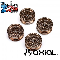 Black Rhino Wheel 1.0"  7mm Hex (4): SCX24