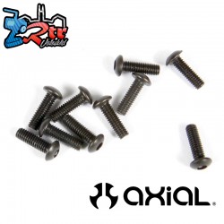 Hex Socket Button Head M2.6x8mm  Black (10)