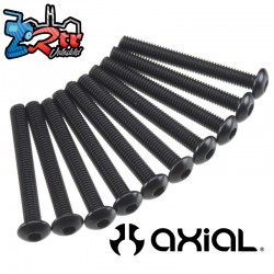 Hex Socket Button Head M3x25mm Black (10)