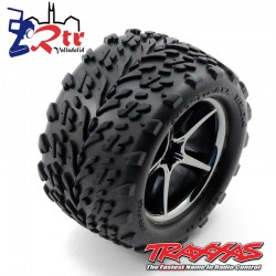Ruedas Traxxas Gemini Cromo Negro Pegadas 17mm TRA5374X