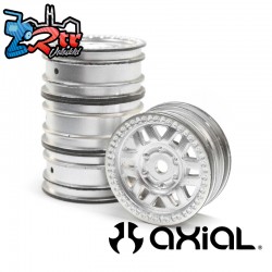 1.0 KMC Machete Wheels  Satin (4): SCX24