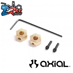Hex Hub  Brass (2): SCX24  AX24
