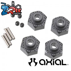 Aluminum Hex Hub 12mm Black (4)