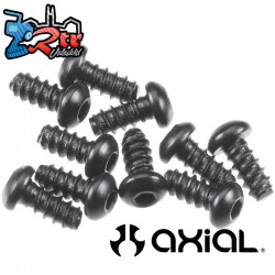 Hex Socket Tapping Button Hd M2.6x6mm Blk (10)