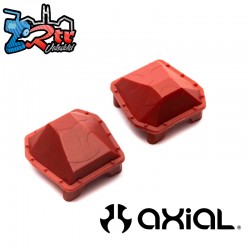 SCX6: AR90 Diff Cover Axle Housing Red (2)