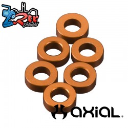 Spacer 2x6mm Orange (6)