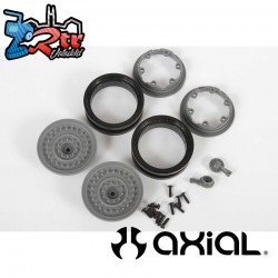 1-10 MW19 1.9 Beadlock Wheels  12mm Hex  Gray (2)