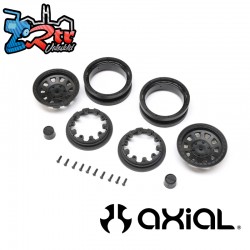1.9 Raceline Daytona Beadlock Wheels  Black (2)