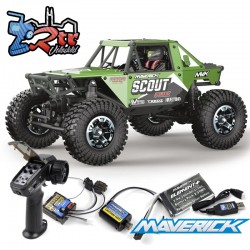 Maverick RC Scout-24 1/24th Rock Crawler escobillas 4wd -...