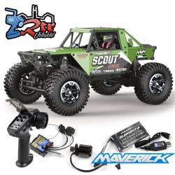 Maverick RC Scout-24 1/24th Rock Crawler brushless Verde