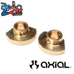 Brass Rear Axle Tube Caps  L-R (30g): PRO