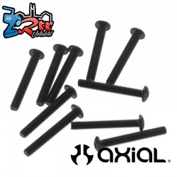 Hex Socket Button Head M2.6x1mm Black (10)