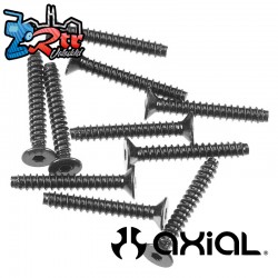 Hex Socket Tapping Flat Head Blk M2.6x18mm(10)