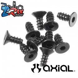 Hex Socket Tapping Flat Head M2.6x6mm Black (10)