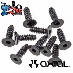 Hex Socket Tapping Flat Head M2.6x8mm Blk(10)