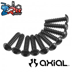 Hex Tap Button Head M3x12mm Black (10)