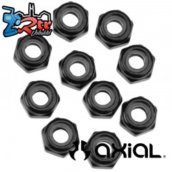 Nylon Locking Hex Nut M3 Black (10)
