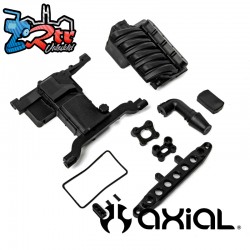 SCX6: Front Servo Mount-Engine Cover-Seals