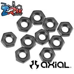 Thin Hex Nut M3 Black (10)