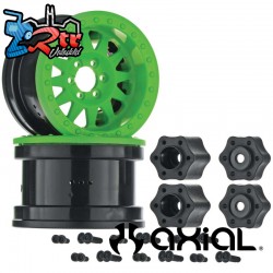 1-10 Method IFD 2.2 Beadlock Wheels  12mm Hex  Green (2)