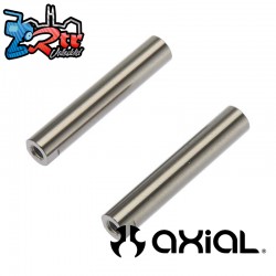 Threaded Aluminum Pipe 6x33mm Grey (2)