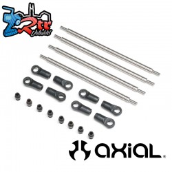 Rear Upper-Lower Links Set  Titanium: AXP8