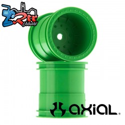 1-10 2.2 Monster Truck Wheels  12mm Hex  Green (2)