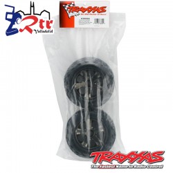 Ruedas ensambladas pegados 2.8 cromo Negro All-Star Talon insertos de espuma TRA3669A