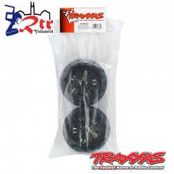 Ruedas ensambladas pegados 2.8 cromo Negro All-Star Talon insertos de espuma TRA3668A