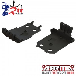 Placas inferiores mt delantera y trasera Arrma AR320401