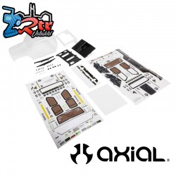Axial Jeep JT Gladiator Body Set  Clear: SCX10 III MotoBilt