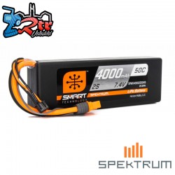7.4V 4000mAh 2S 50C Smart LiPo Battery  IC3