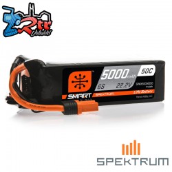 Spektrum Accessories 22.2V 5000mAh 6S 50C Smart LiPo...