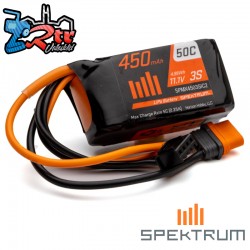 Spektrum Accessories 11.1V 450mAh 3S 50C LiPo Battery: IC2