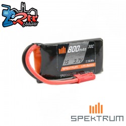 1S 3.7V 800mAh 30C Li-Po Battery  JST-RCY