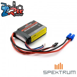 Spektrum 6.6V 2200mAh 2S LiFe Receiver Battery: Universal...