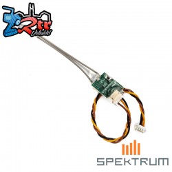 Spektrum SRXL2 DSMX Receiver with Connector Installed
