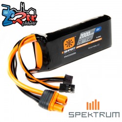 7.4V 2000mAh 2S 15C Smart LiPo Receiver Battery:...